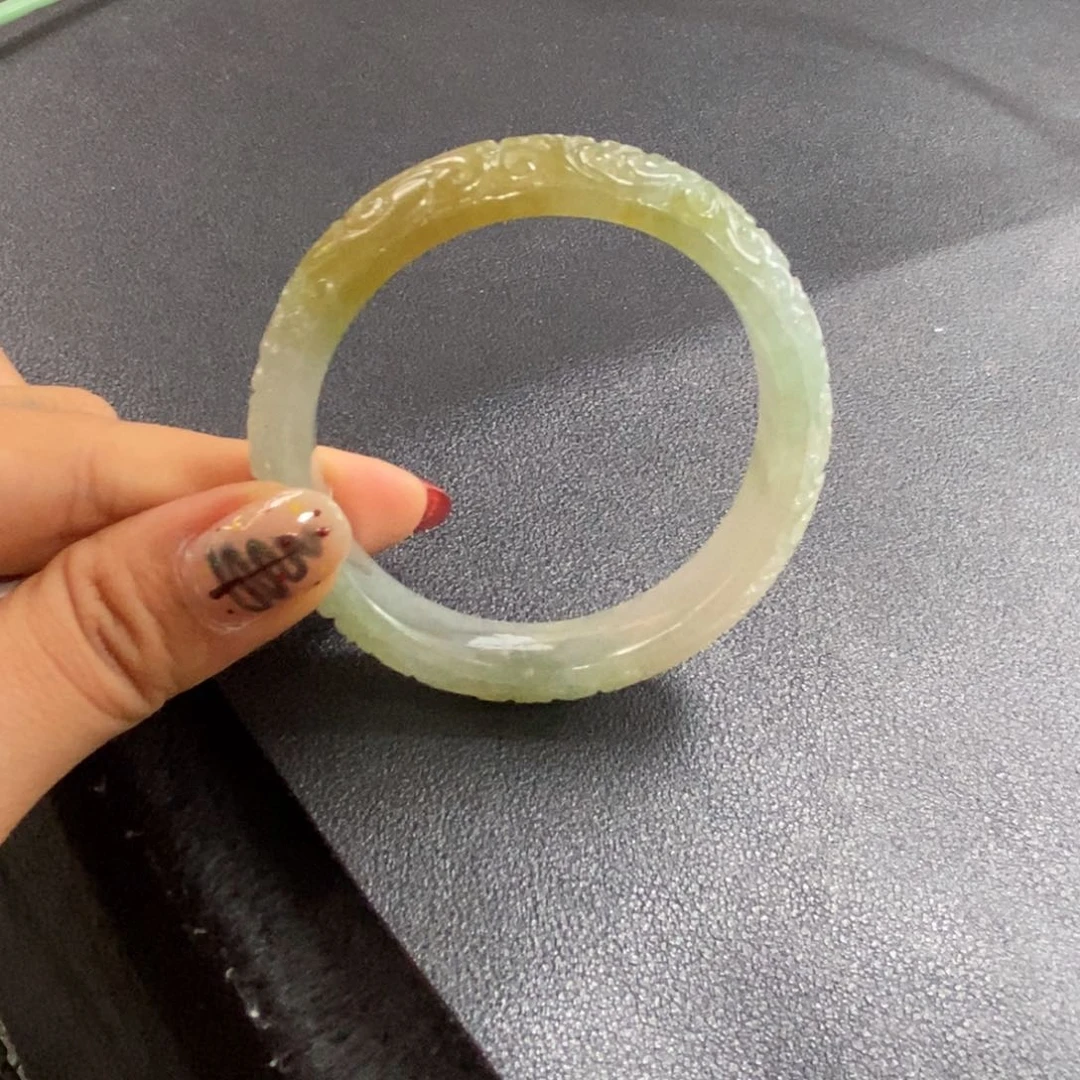【闪购商品】未镶嵌手镯翡翠52.2-12.6-7