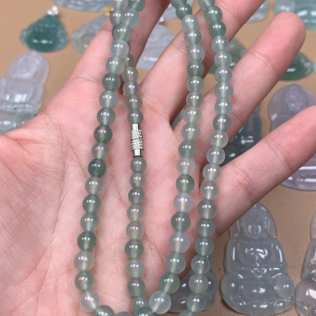 翡翠未镶嵌颈饰缅甸翡翠