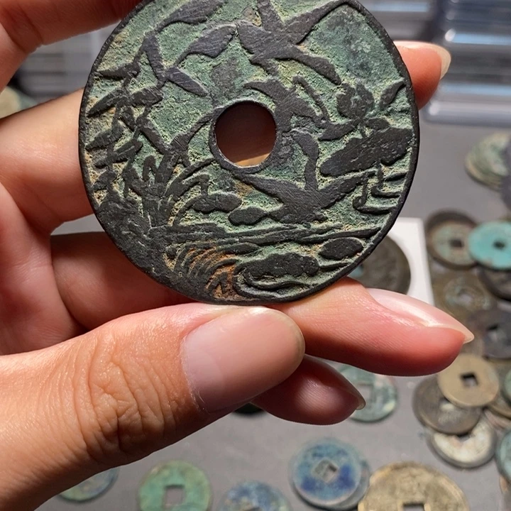 宋花芦雁图背十二生肖