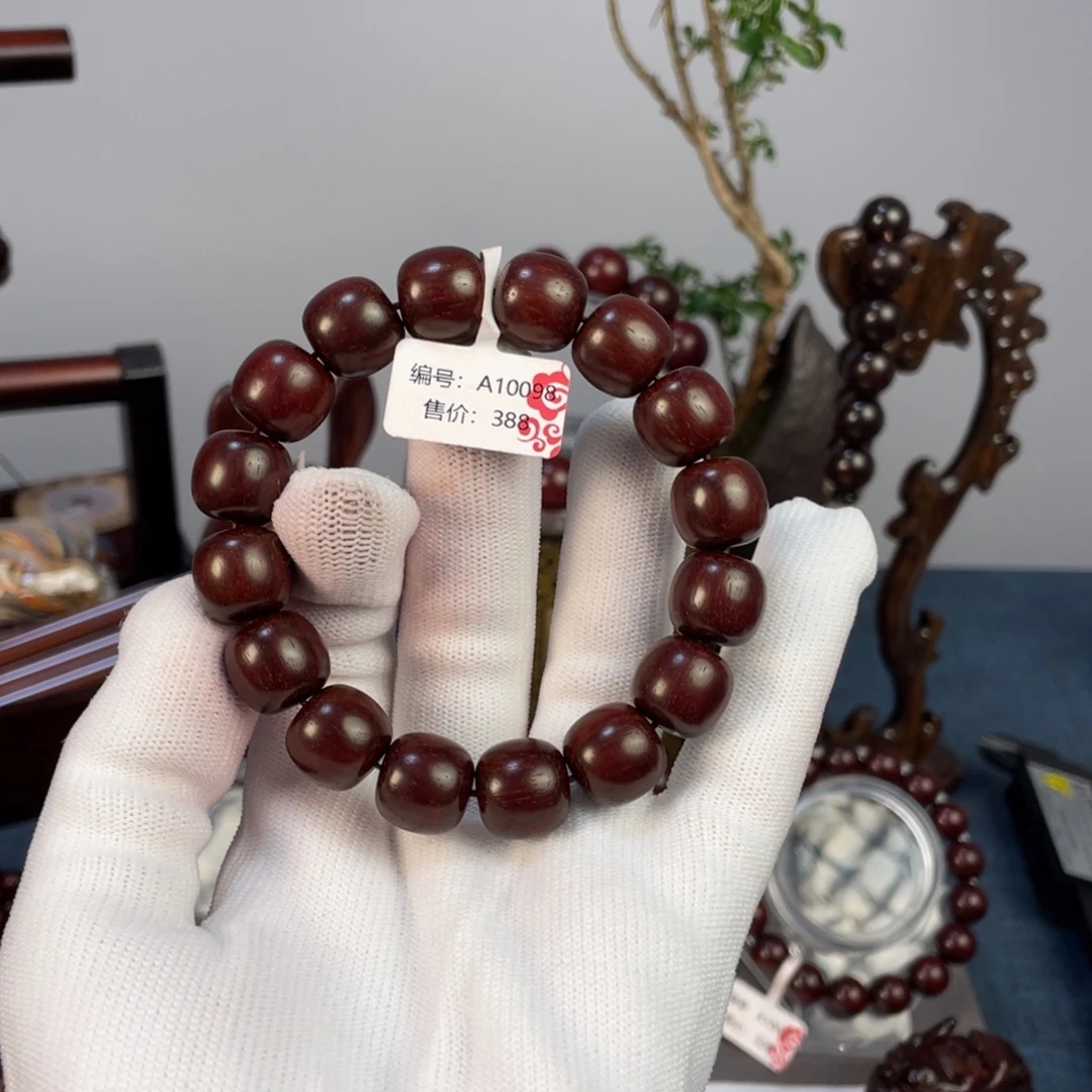 郁***馆手串/手链小叶紫檀1.3*1.4#老型珠高油密原汁原味