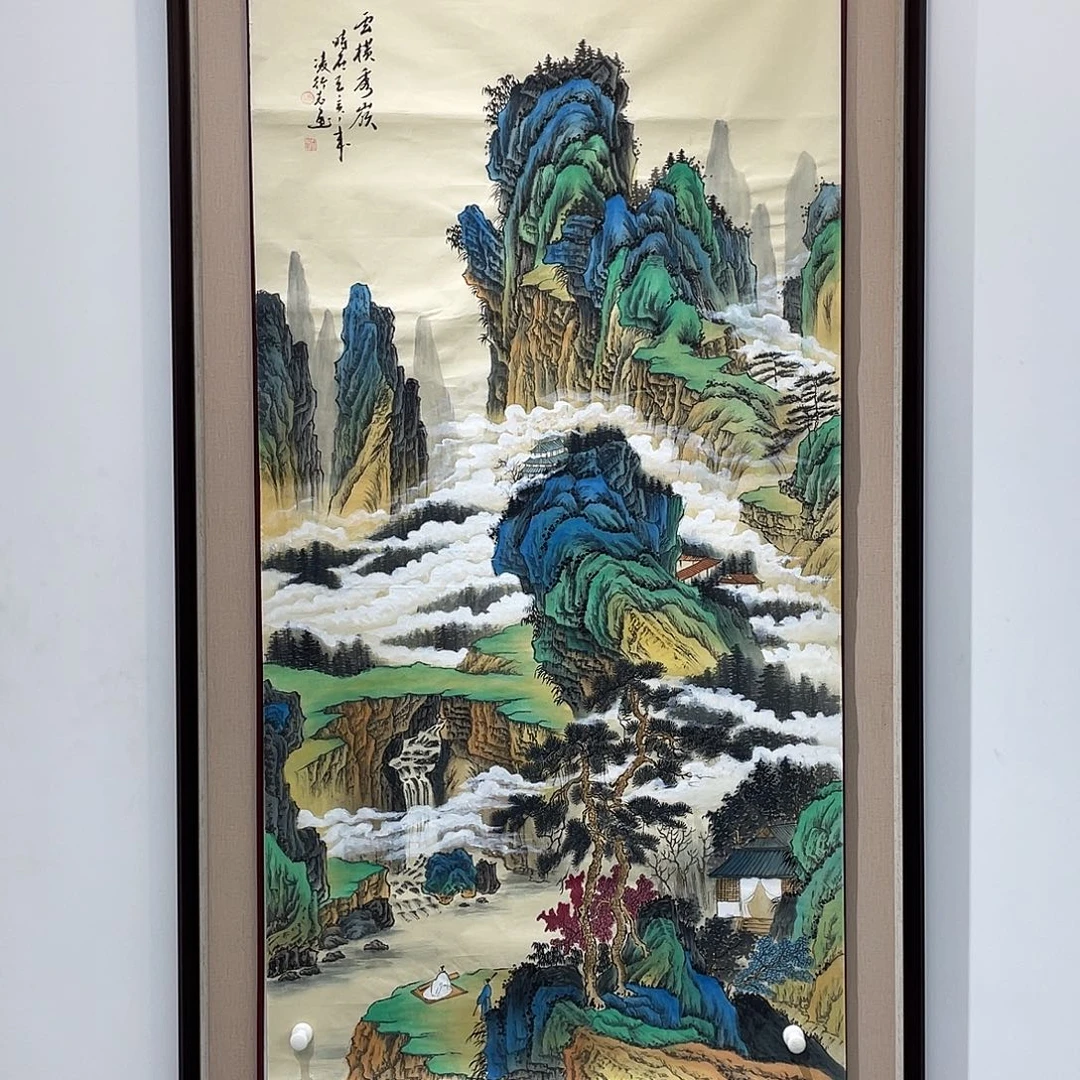 国画凌行志老师手绘国画精品