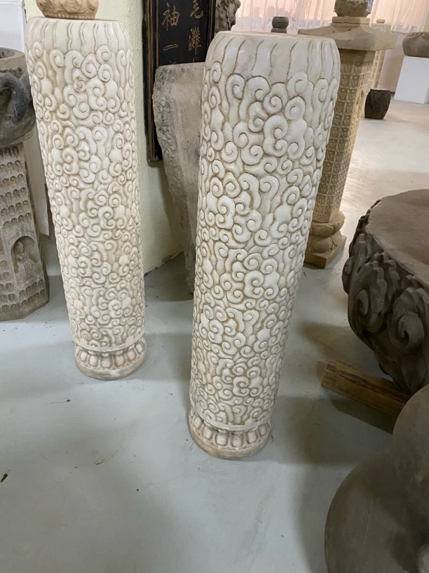 汉白玉 石柱 品相如图