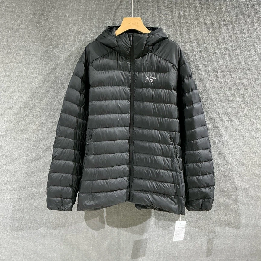 95新 ARC'TERYX/始祖鸟 （pm）黑色羽绒服外套 L码/7152