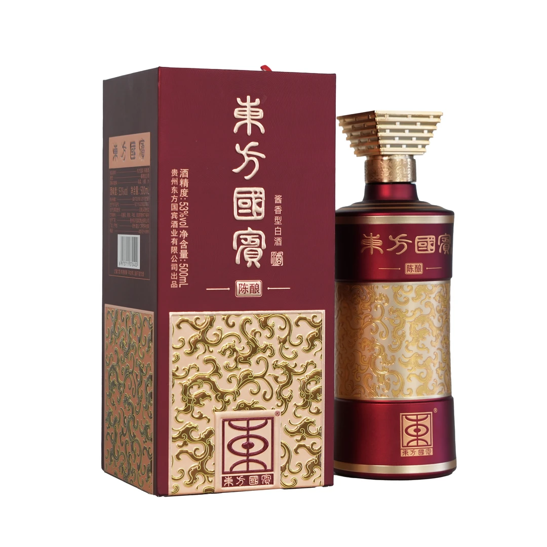 东方国宾陈酿 酱香型纯粮白酒 礼盒装 53度500ml