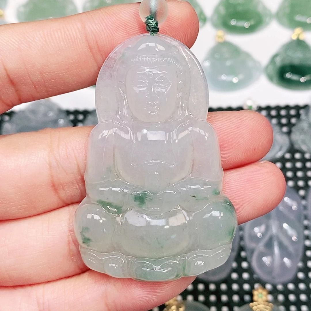 翡翠未镶嵌颈饰吊坠