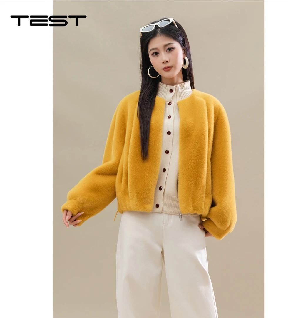 她之蝶25春上新时尚绒外套2251014