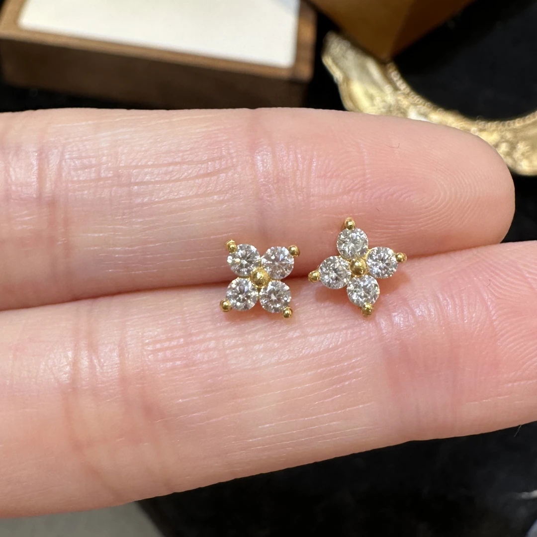 足金999 黄金5G工艺 耳饰