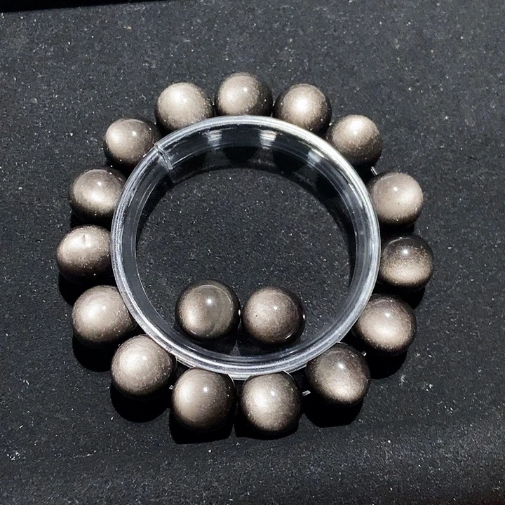 思***1黑曜岩未镶嵌手串