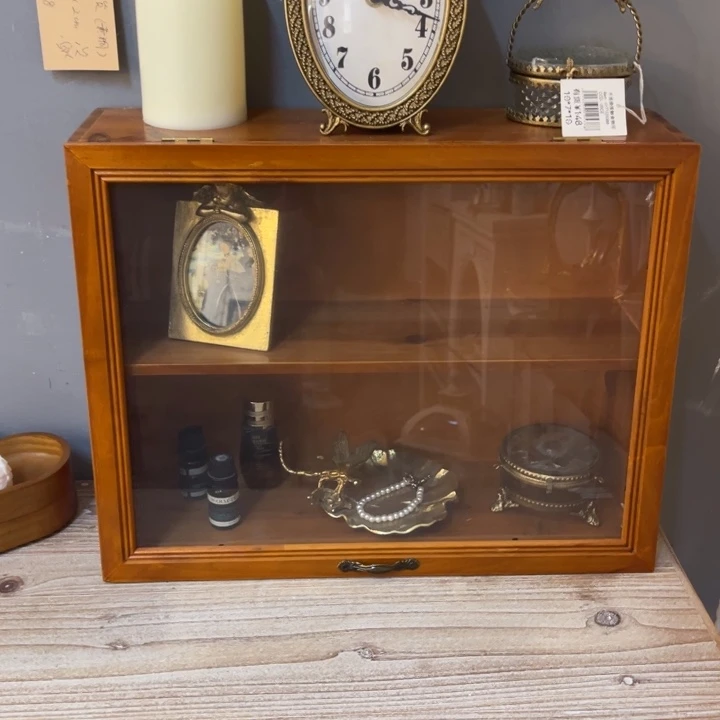 木桌面小柜子43*15*33