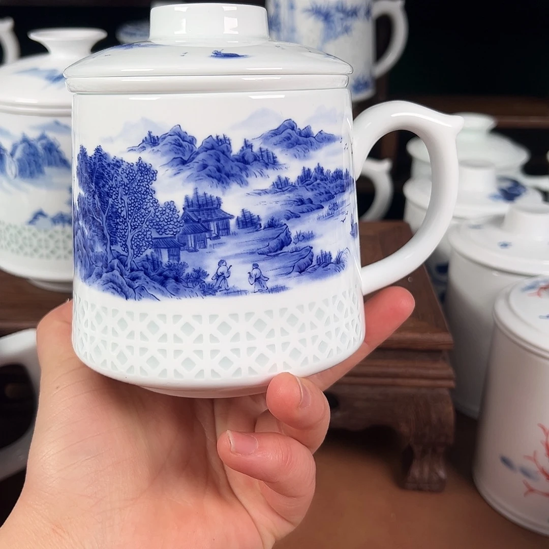 景德镇高温陶瓷办公杯