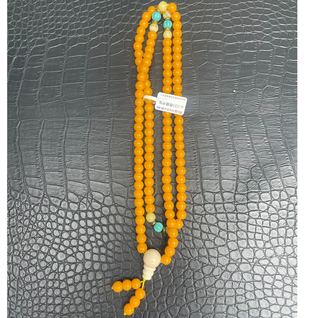 053-精挑黄色菩提吊坠