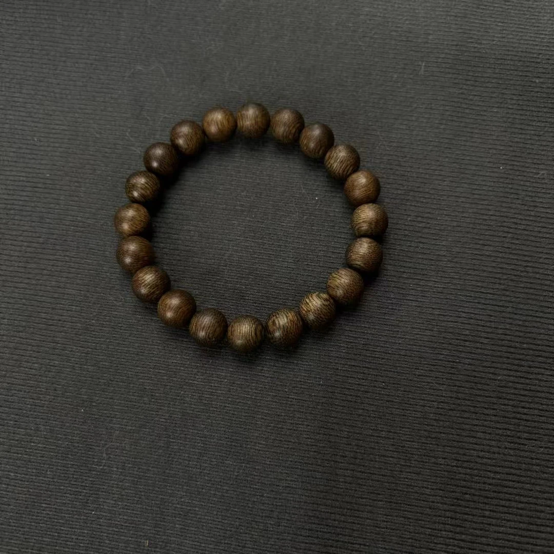 沉香(见面礼)绿奇1.0圆珠单圈手串（多样性发货）