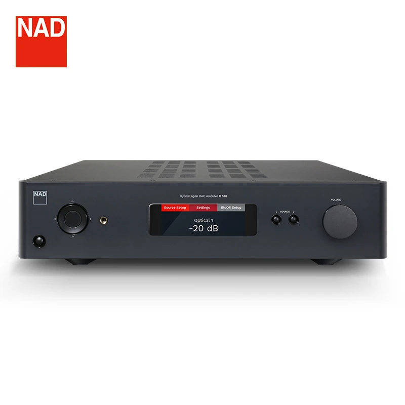 英国NAD C368高保真发烧数字蓝牙无损音乐大功率2.0HIFI功放机