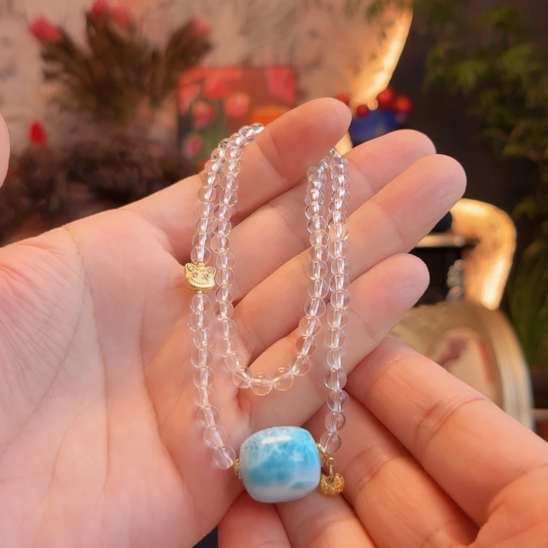 18K金镶嵌手链水晶5毫米