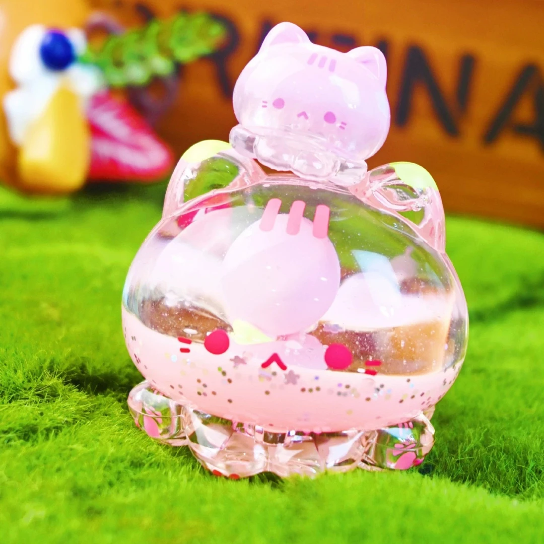 【拆盒】一口一颗章鱼缤果章鱼喵喵冻水油系列盲盒编码盲盒