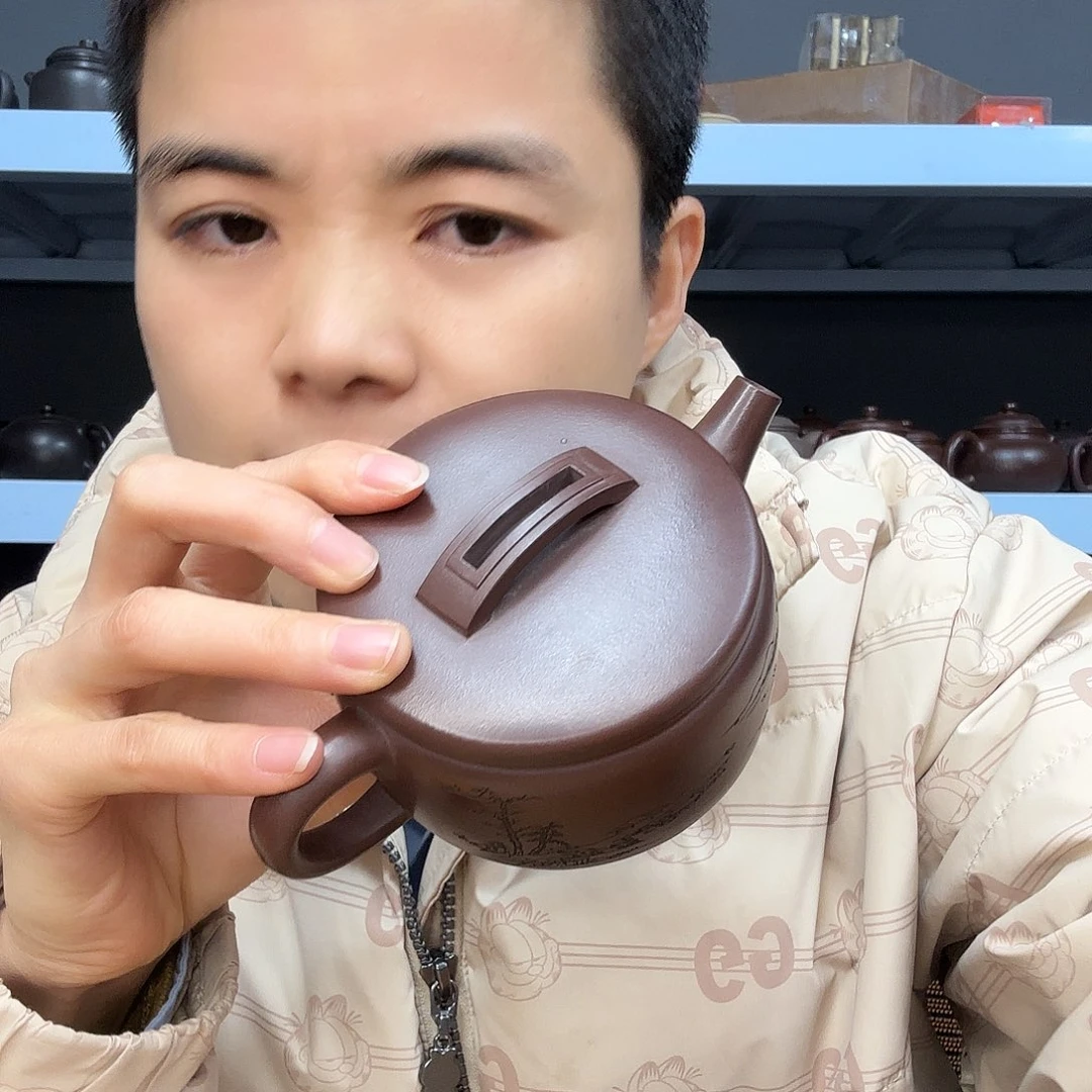 紫砂茶壶民间手艺人全手工制作