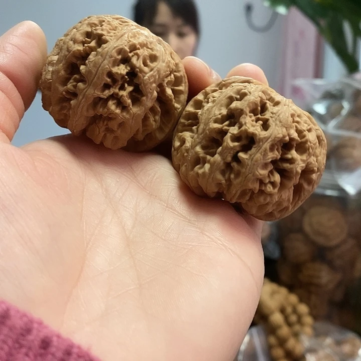 文玩核桃把件46.5粗筋修