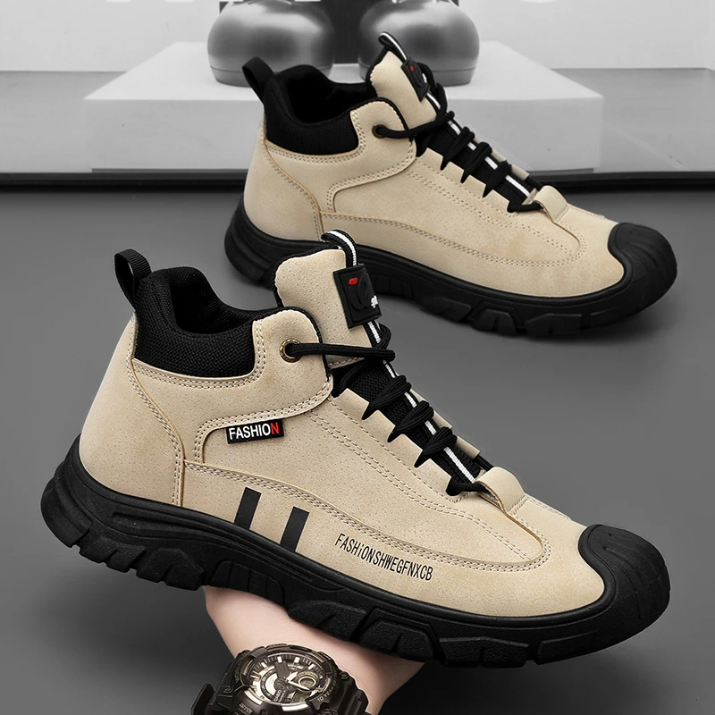 BOMP正品男鞋2025春季户外运动登山鞋休闲百搭工装鞋耐磨爆款潮鞋