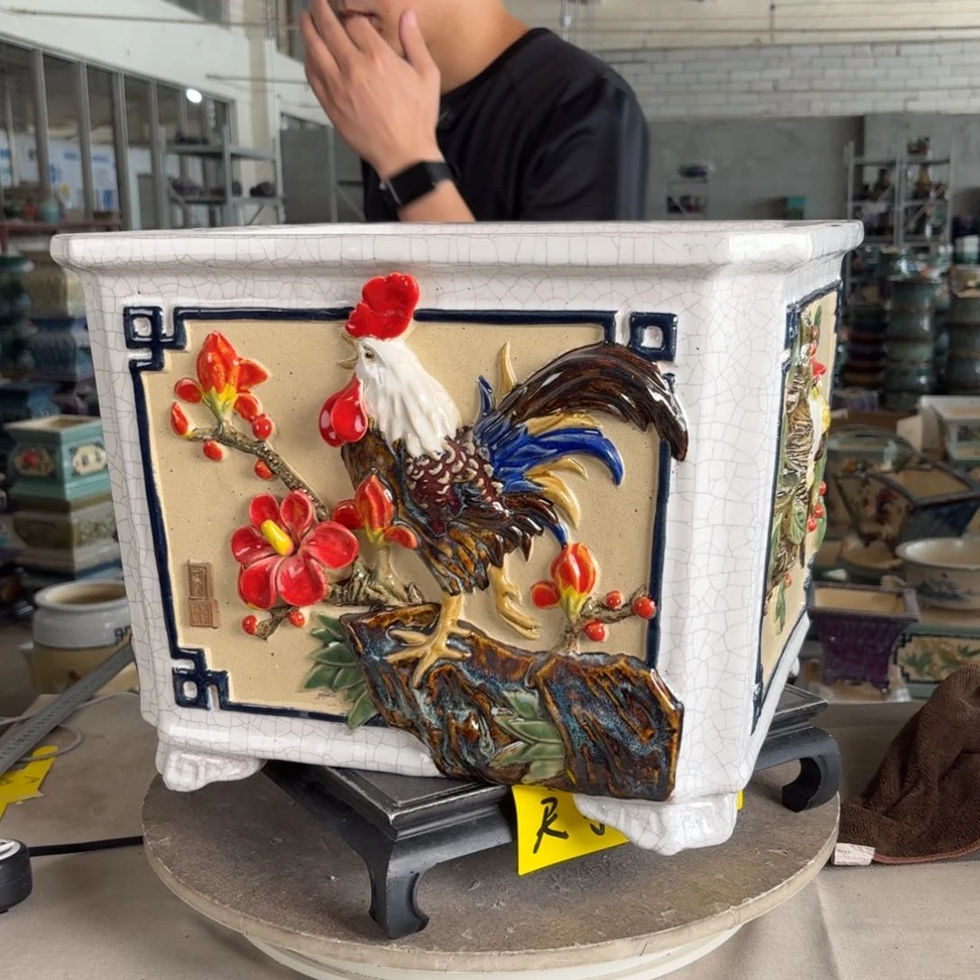 相***苑。一风堂石湾花盆 内35*26