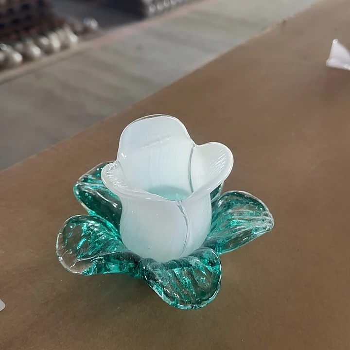 琉璃烛台 直径15 尾货