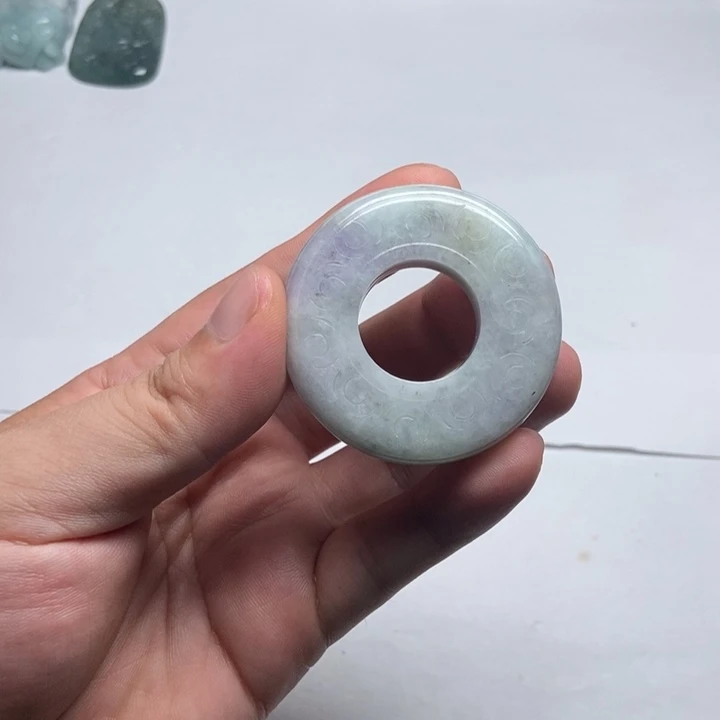 翡翠未镶嵌颈饰仿古扣6