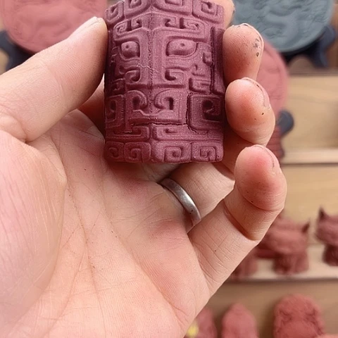泥塑龙涎玫瑰柱子福利