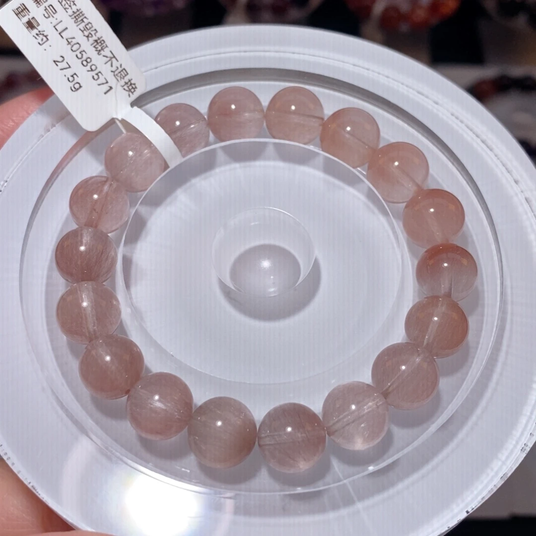 未镶嵌手链水晶F紫兔毛10.5