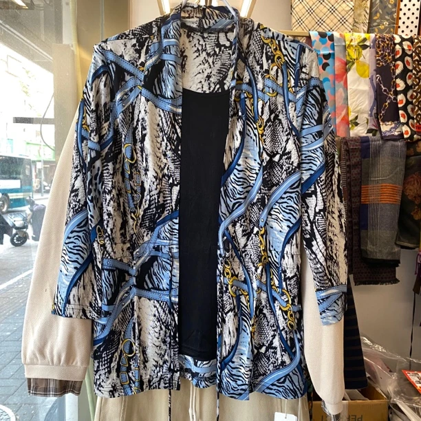 润泽丝绸 NJ假两件针织上衣