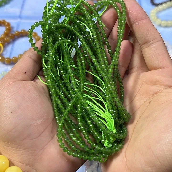 和田玉未镶嵌手串多样性发货拍一发一