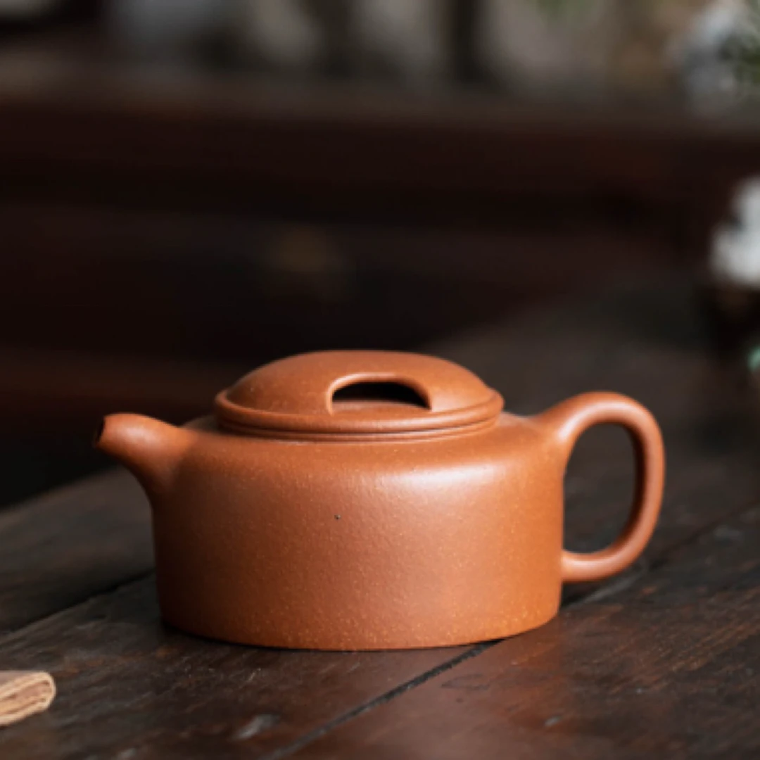 宜兴紫砂壶原矿牛盖德钟大口径茶壶功夫茶具200cc茶具套装茶壶