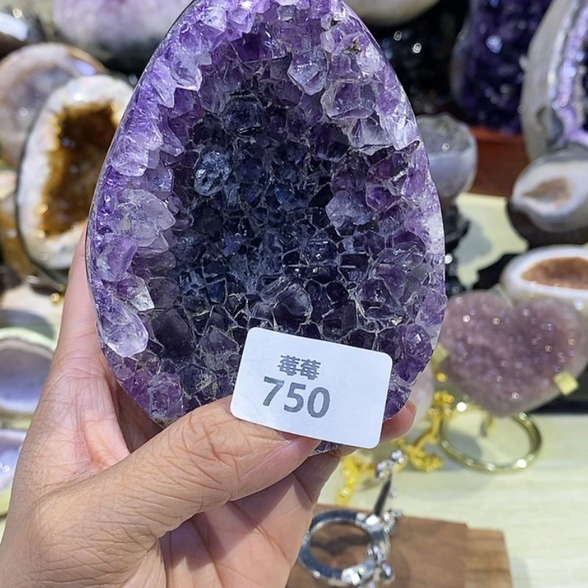 【闪购商品】未镶嵌珠宝半成品紫晶