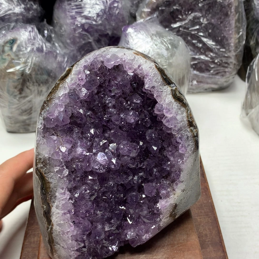 未镶嵌珠宝半成品紫晶紫水晶