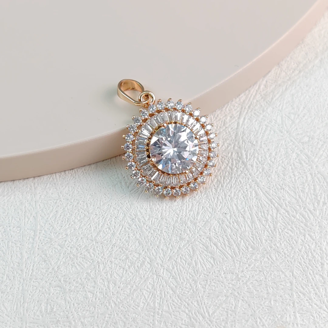 XUPING/旭平首饰 合金合成锆石吊坠 【参与满赠】 GDJ X000862945