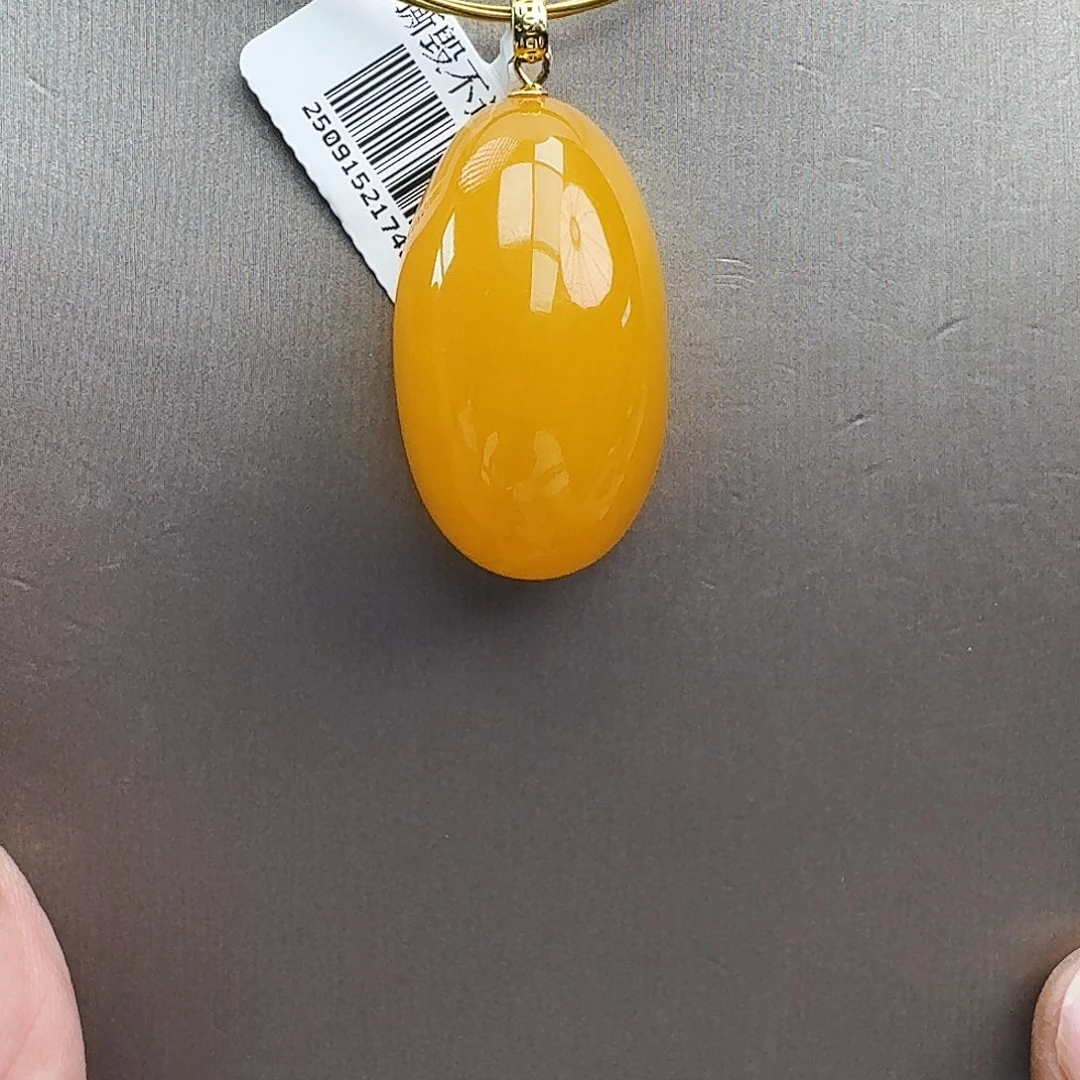 蜜蜡银S925镶嵌颈饰假一赔十，00