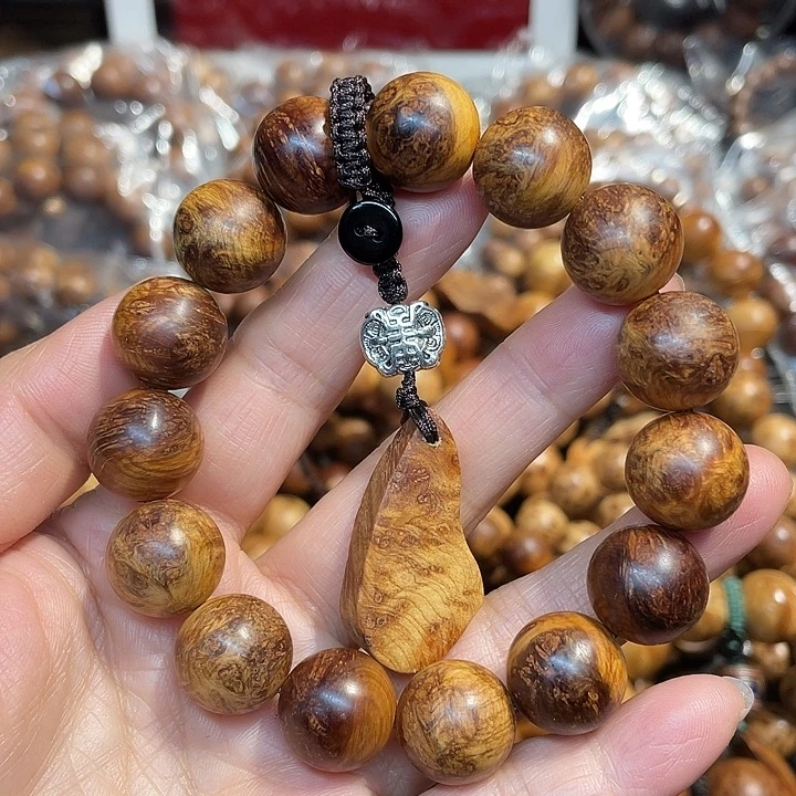 微***月柏木（崖柏）手串/手链15雪花