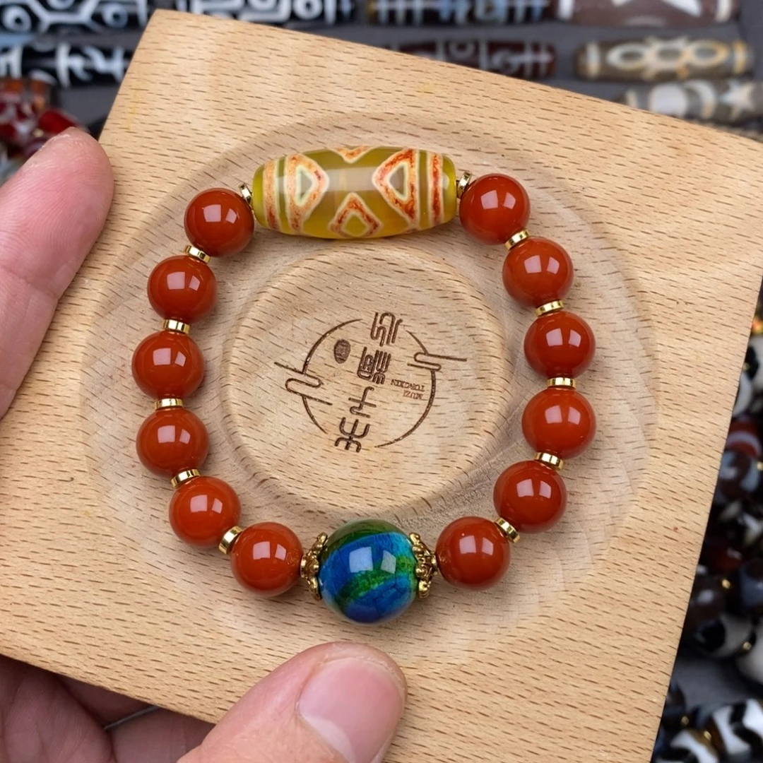 玛瑙/玉髓合金手链