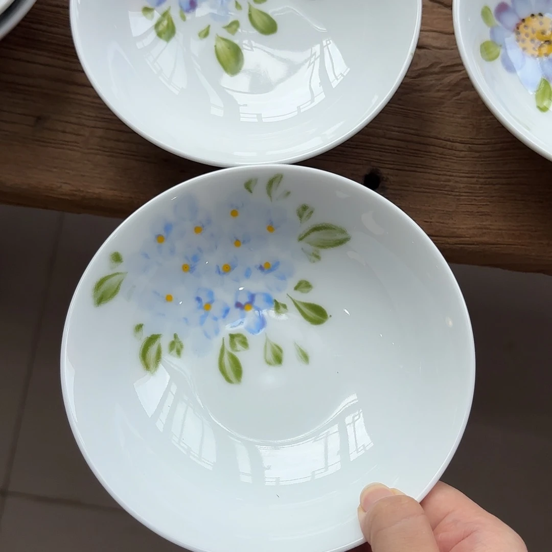 碗落**瑰景德镇陶瓷手绘餐具