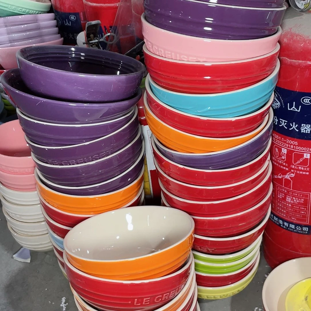 瓷片微瑕陶瓷餐具家用 随机四个不一样颜色瑕疵明显