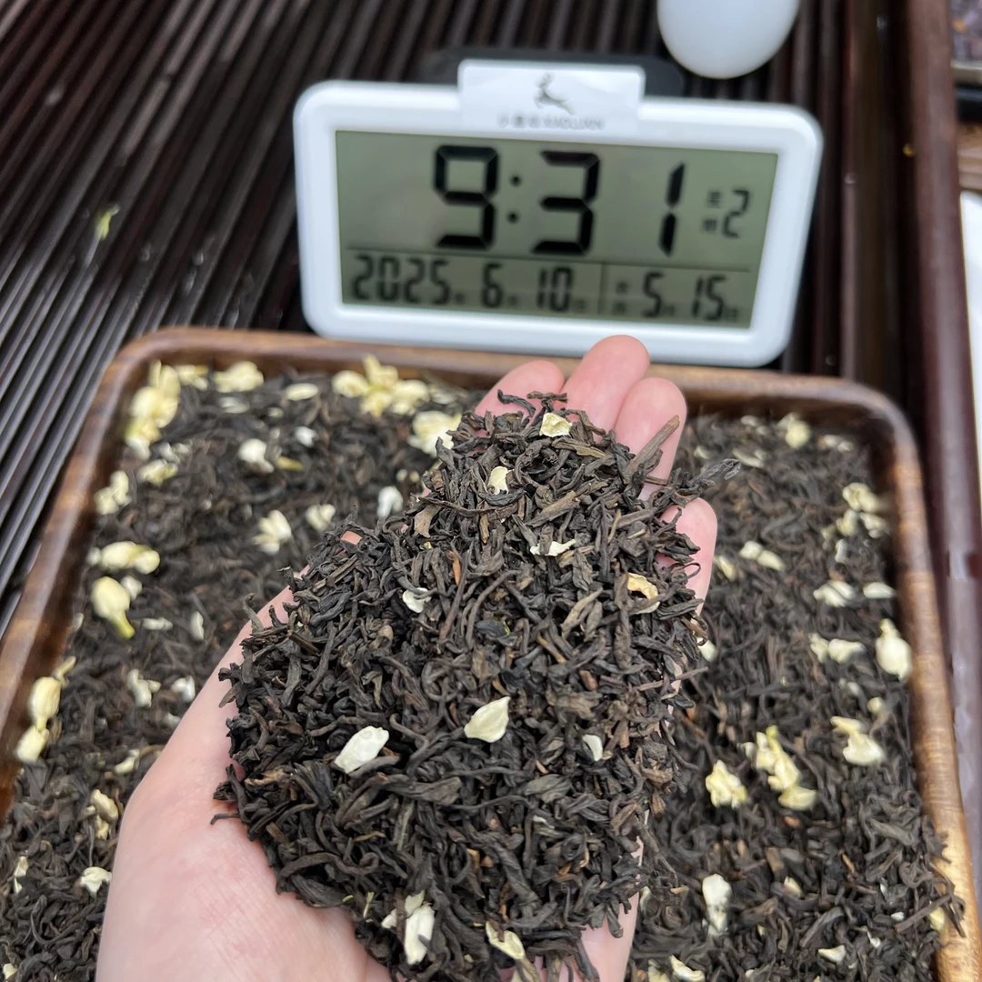 茉莉六堡茶 小鹿收茶 六堡茶黑茶 6月10