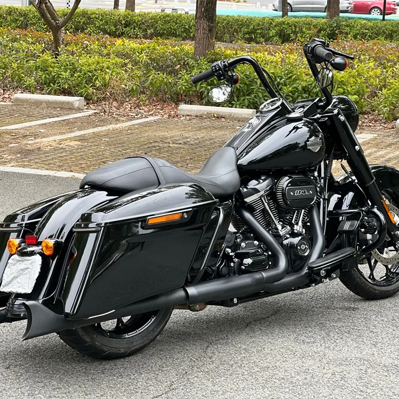 哈雷883街霸X48继承者路王突破者肥仔改装1.5英寸回弯猿猴高车把