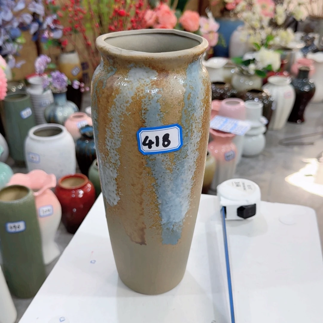 418号陶瓷高26厘米微瑕一个