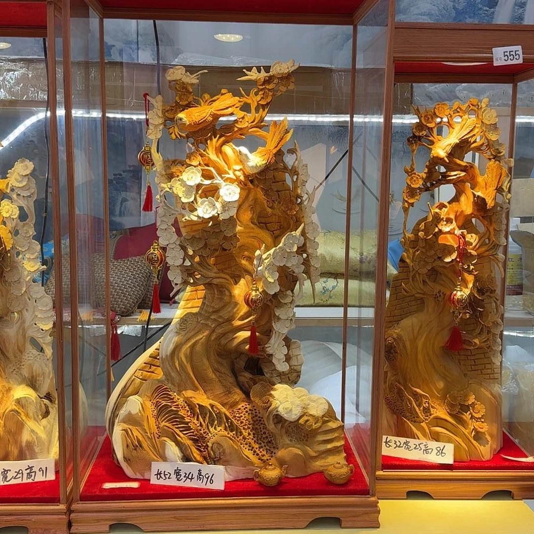 室***修柏木（崖柏）木雕款