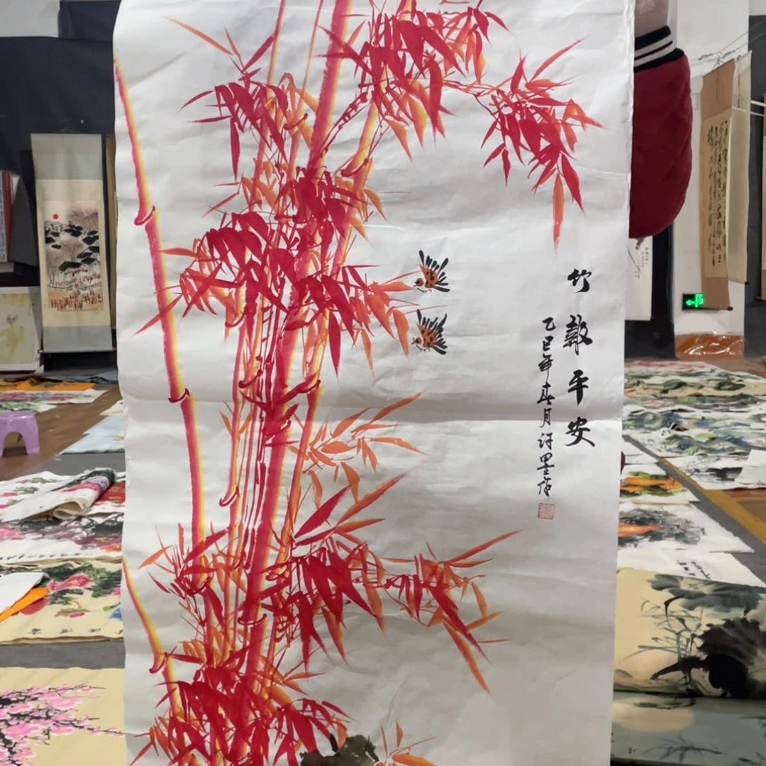 国画国画作品画心一张