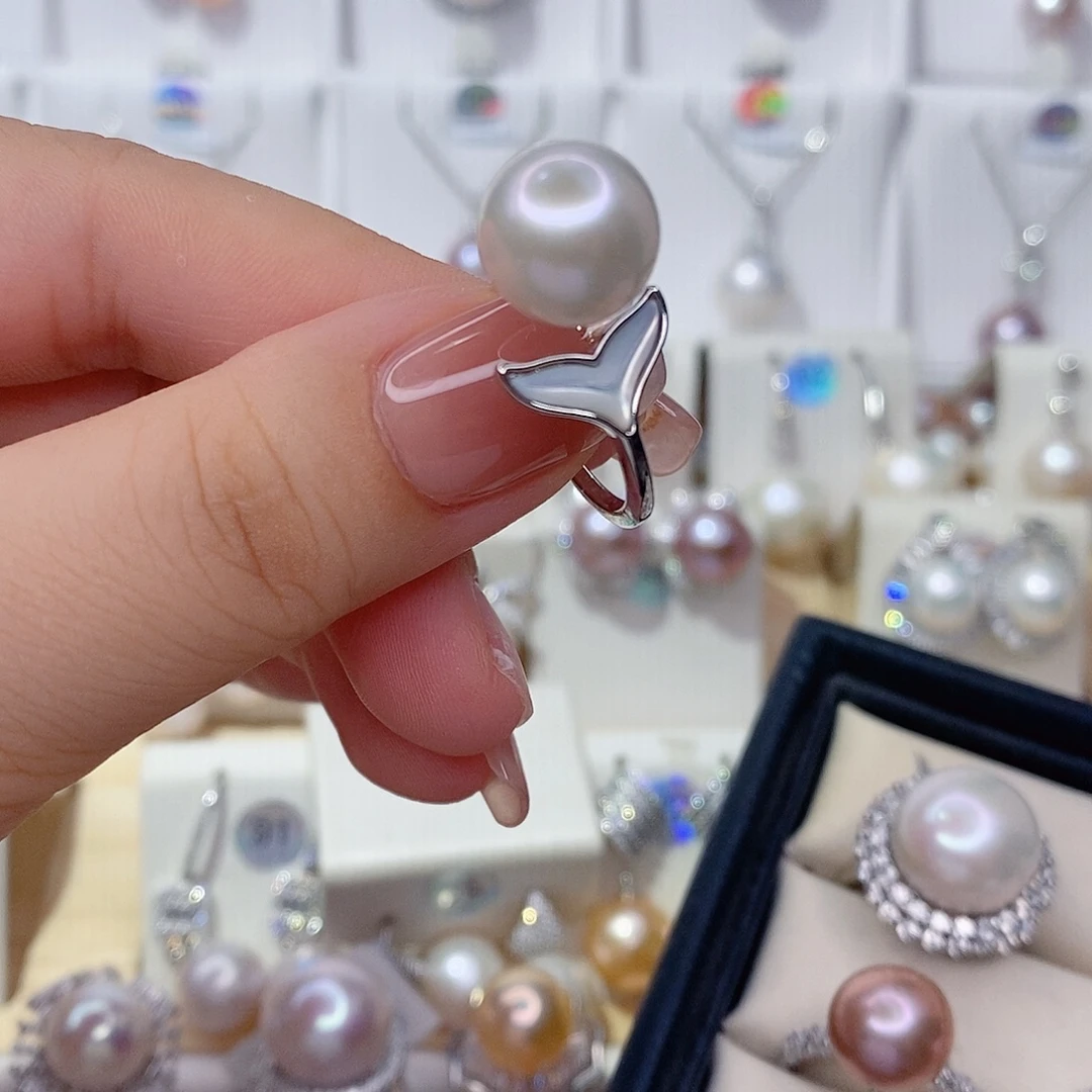 未镶嵌淡水珍珠戒指