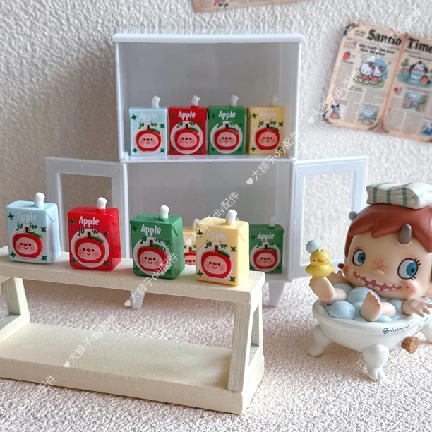 【女明星loopy苹果汁-大狮子定制】树脂diy食玩微缩仿真玩具饰品
