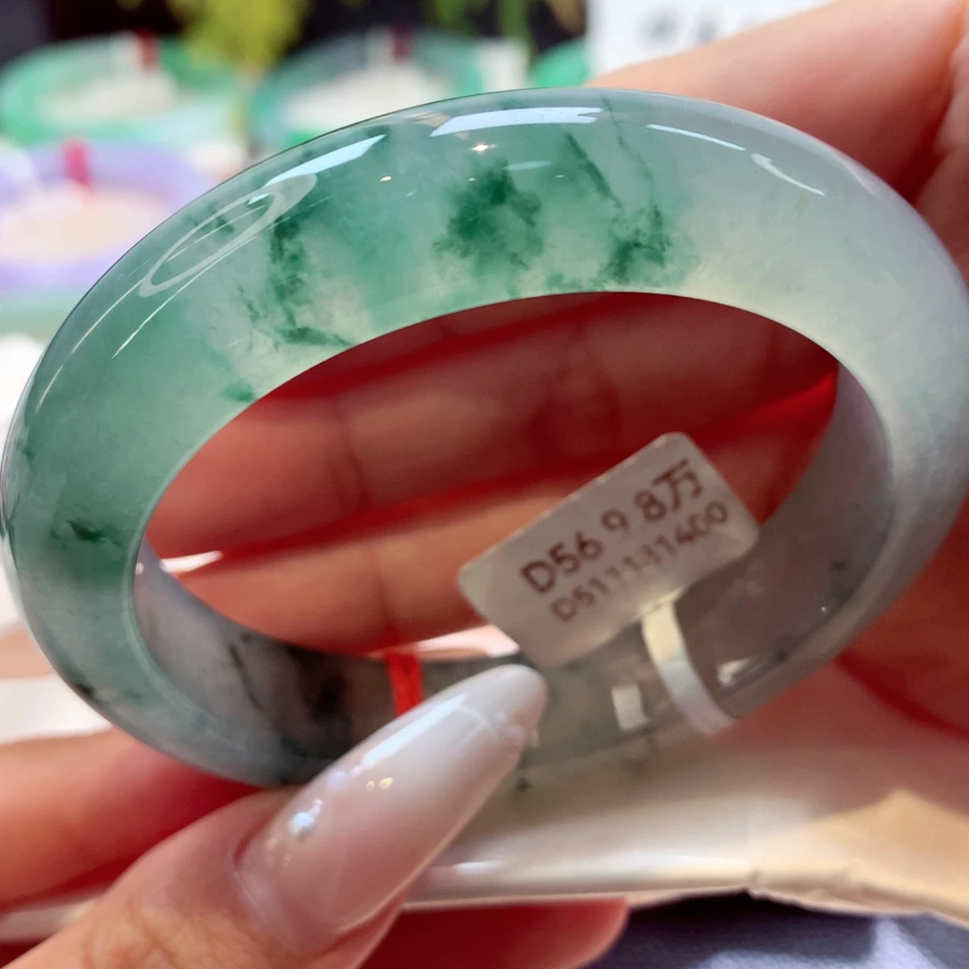 未镶嵌手镯翡翠泥鳅背23号66