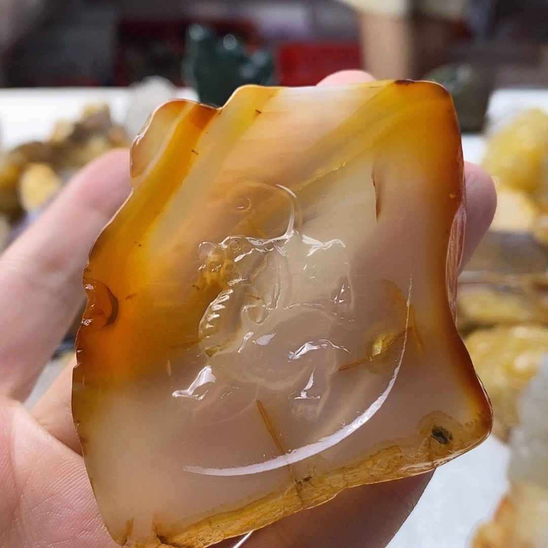 玛瑙/玉髓未镶嵌颈饰