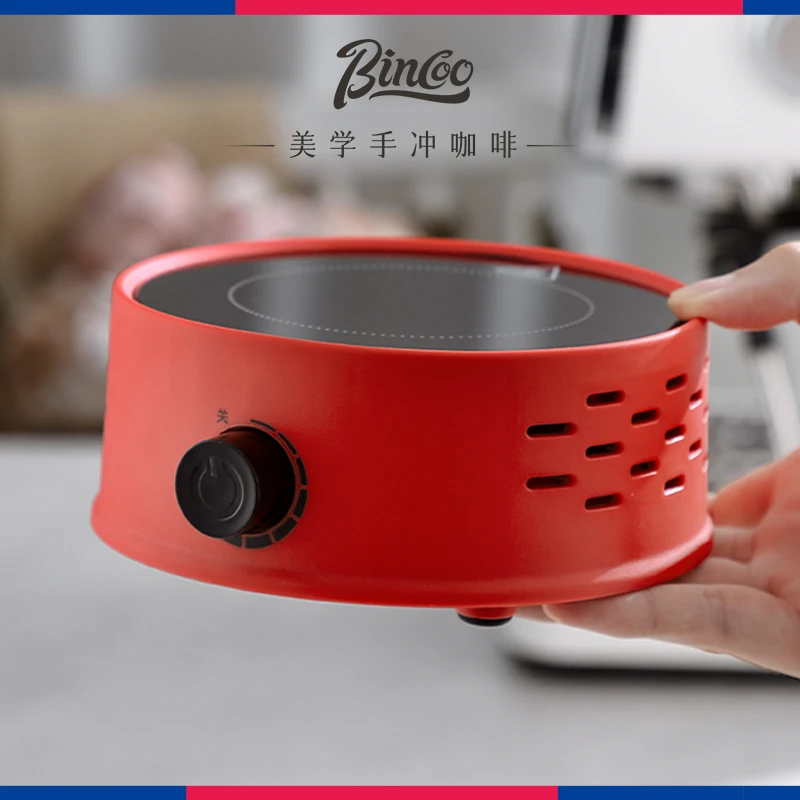 Bincoo圆形摩卡壶煮咖啡多功能电陶炉加热煮茶烧水家用小型煮水