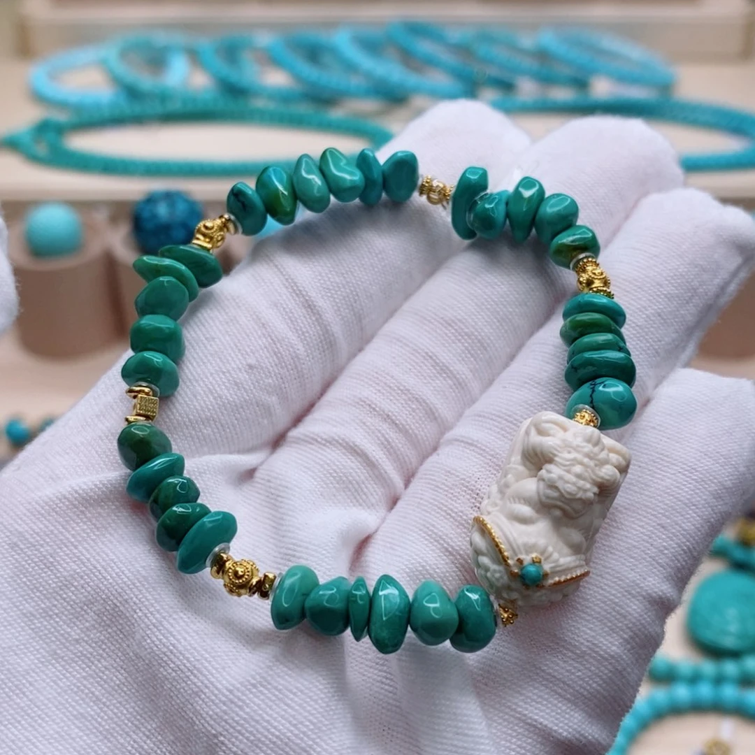 绿松石珠宝奇石未镶嵌