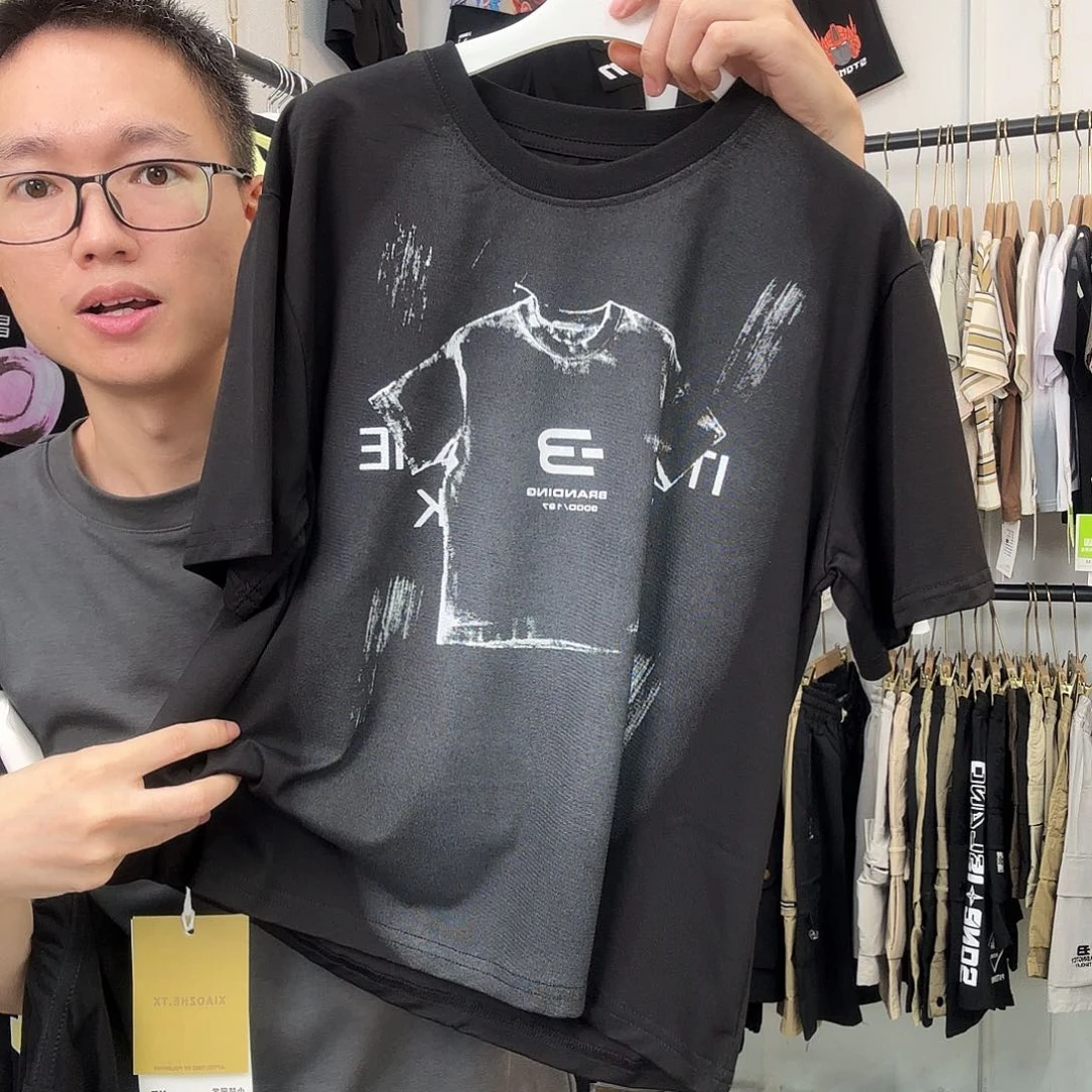 160码 水印衣服图案T恤